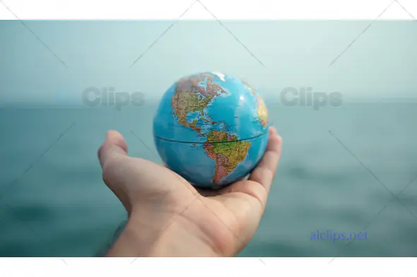 Hand Holding Globe