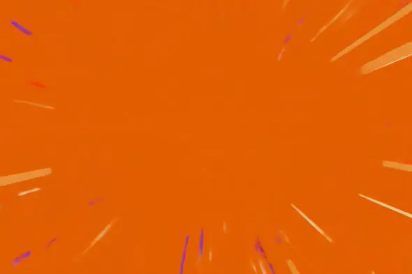 Dynamic Orange Burst Animation