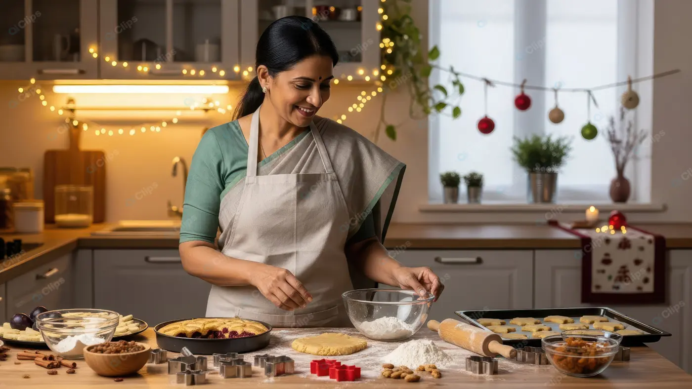 A Woman's Joyful Holiday Baking