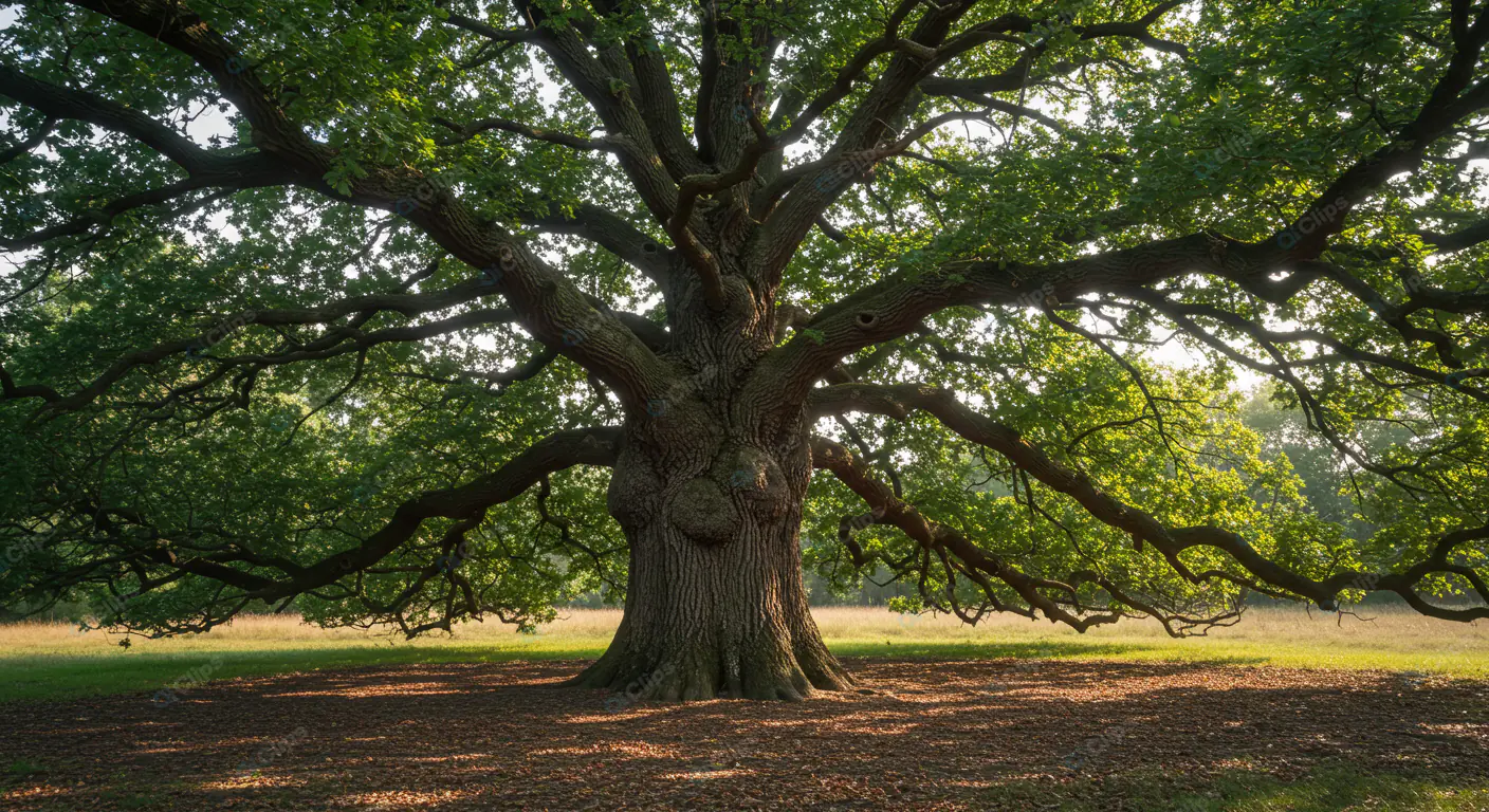 Majestic Ancient Oak Tree