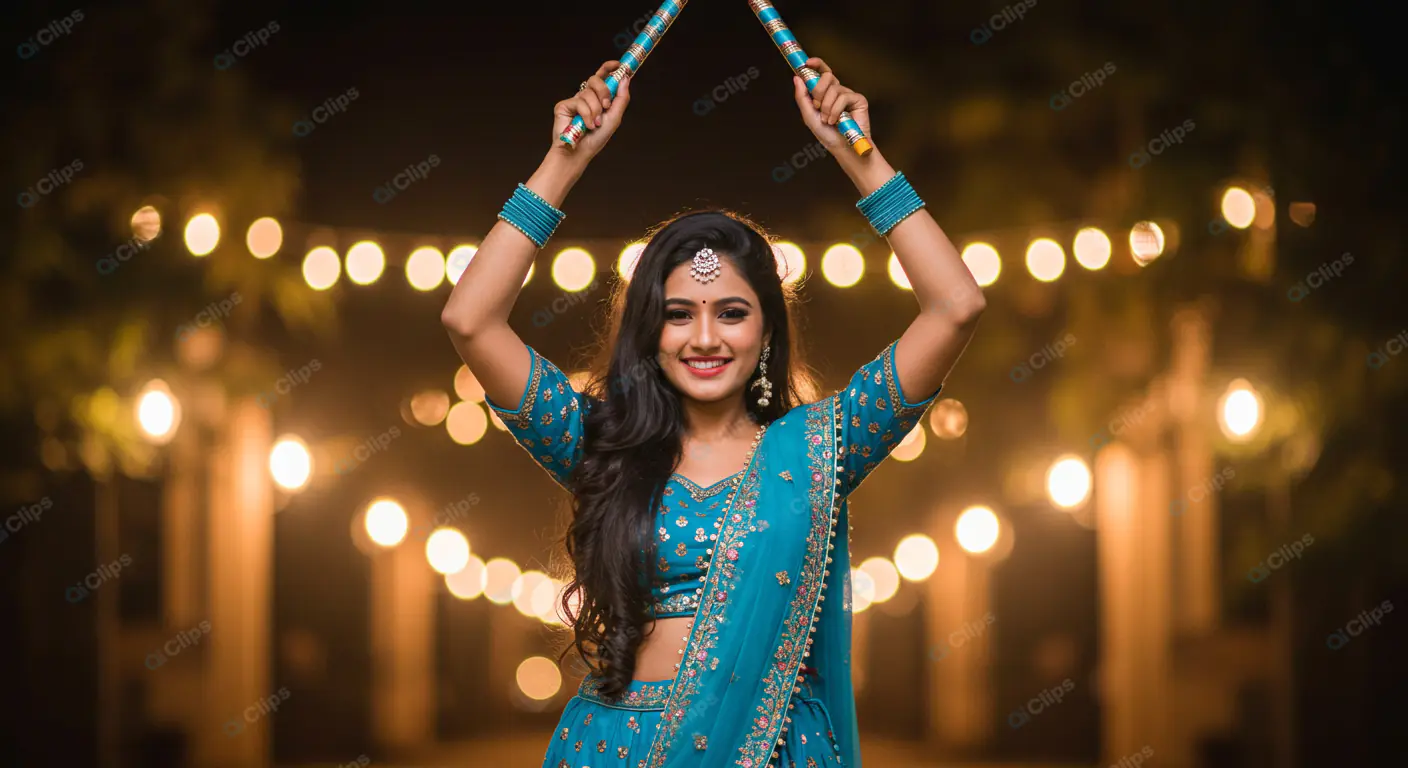 Traditional Dandiya Night Celebration