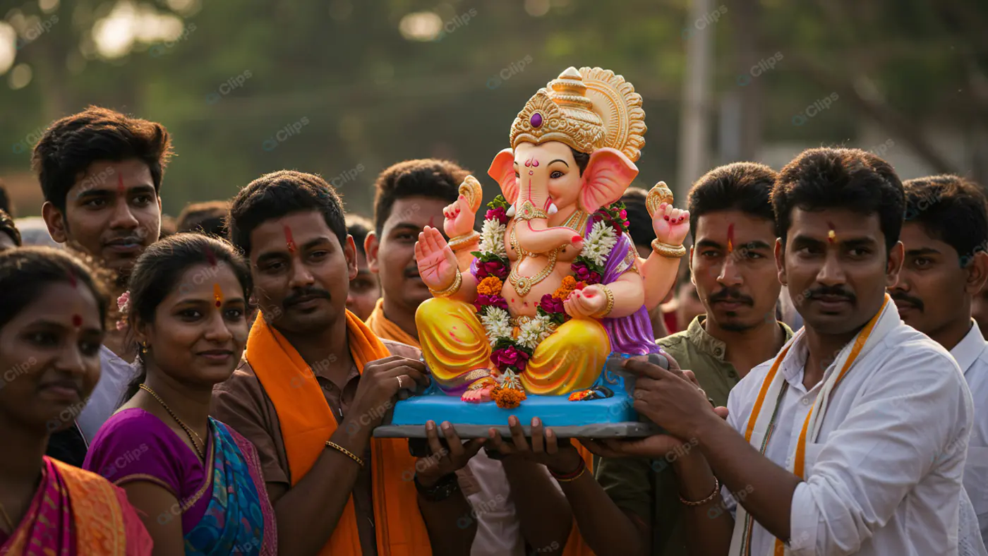 Ganesha Procession Captured