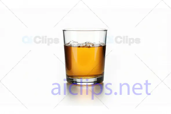 Whiskey Glass with Ice