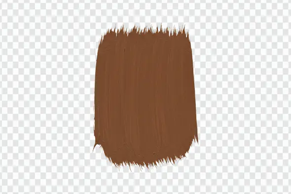 Rustic Brown Paint Stroke Texture PNG Clipart