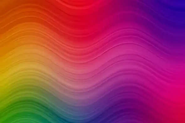 Vibrant Rainbow Wave Gradient
