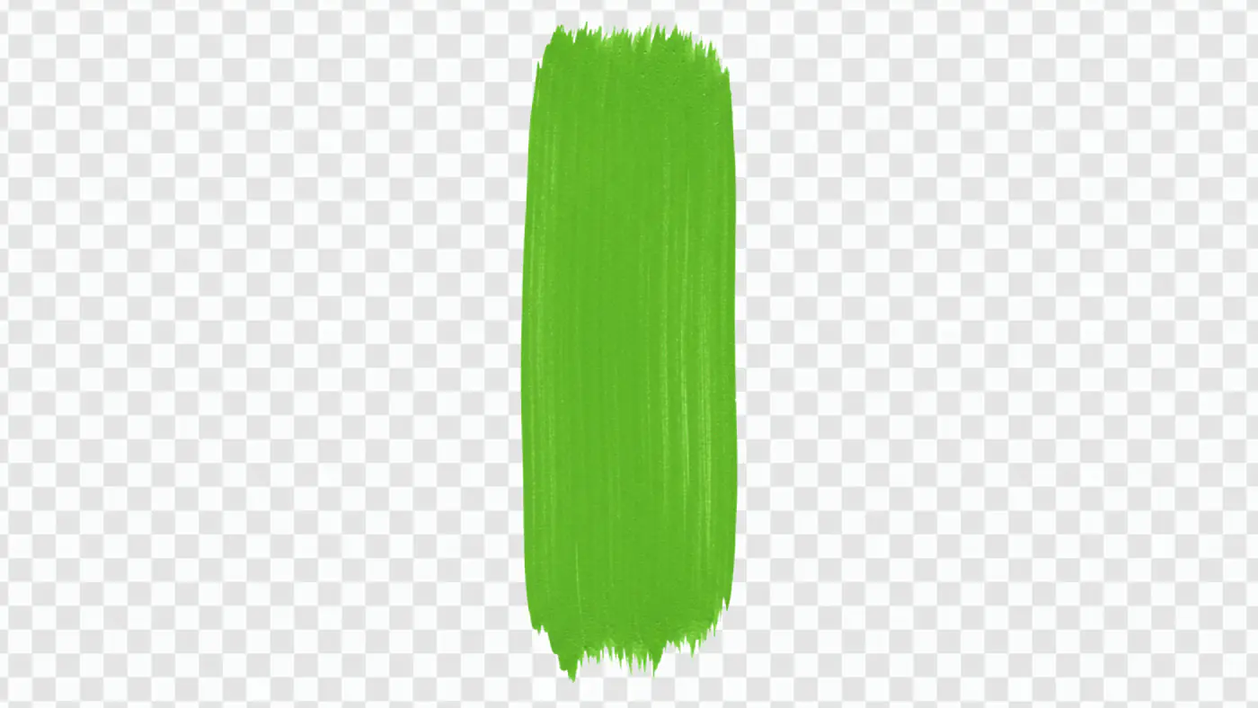 Vibrant Green Paint Stroke Texture PNG Clipart