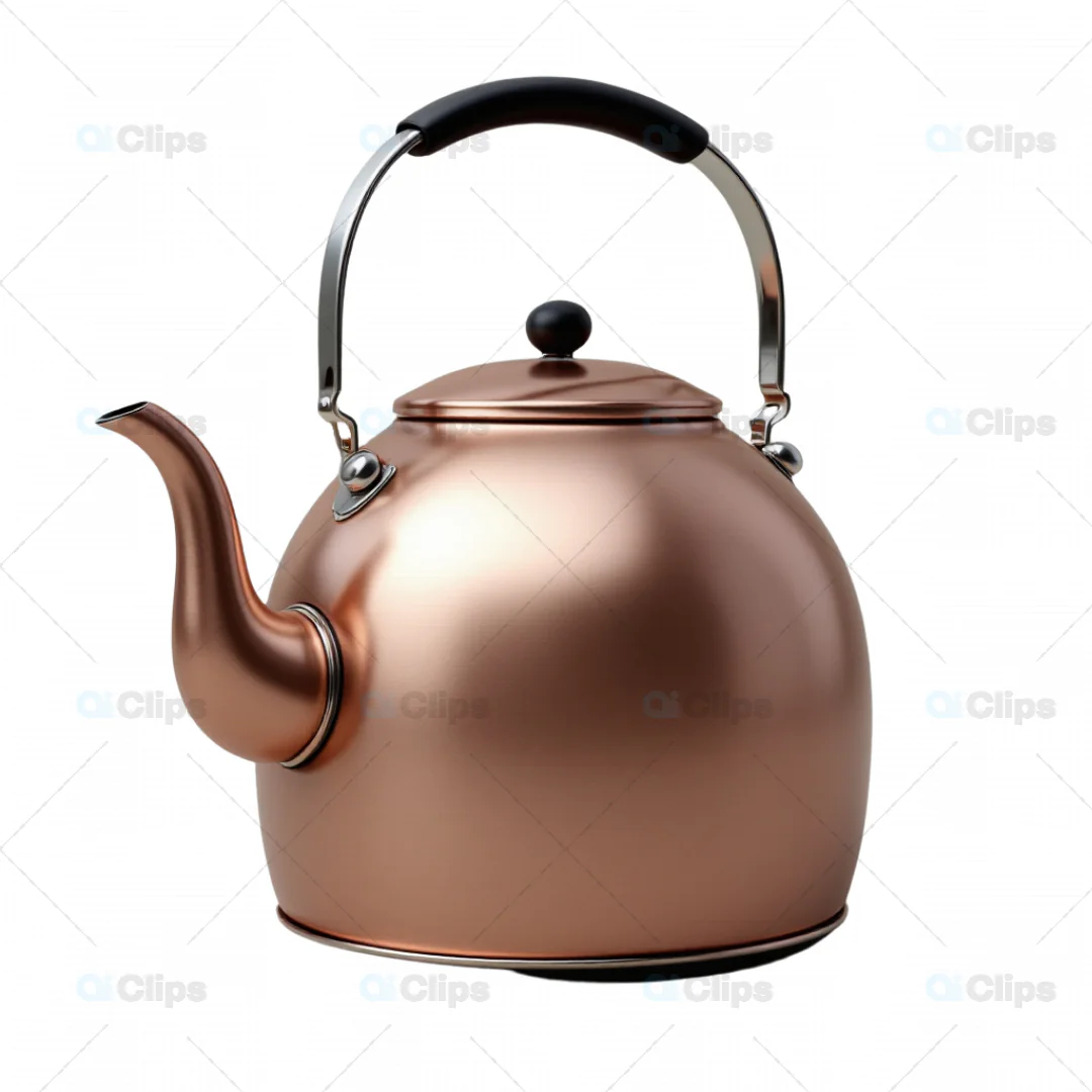 3D Copper Traditional Tea Kettle Model