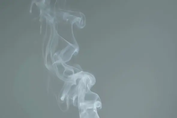 Elegant Wispy Smoke Curls Ethereal Atmospheric Backdrop