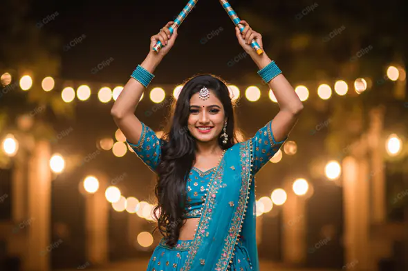 Traditional Dandiya Night Celebration