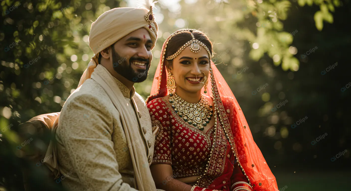 Radiant Indian Wedding Couple