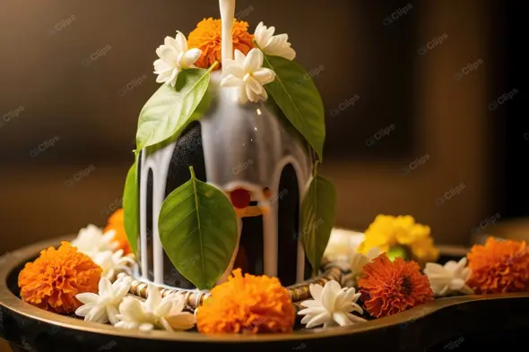 Sacred Anointment of a Shiva Lingam
