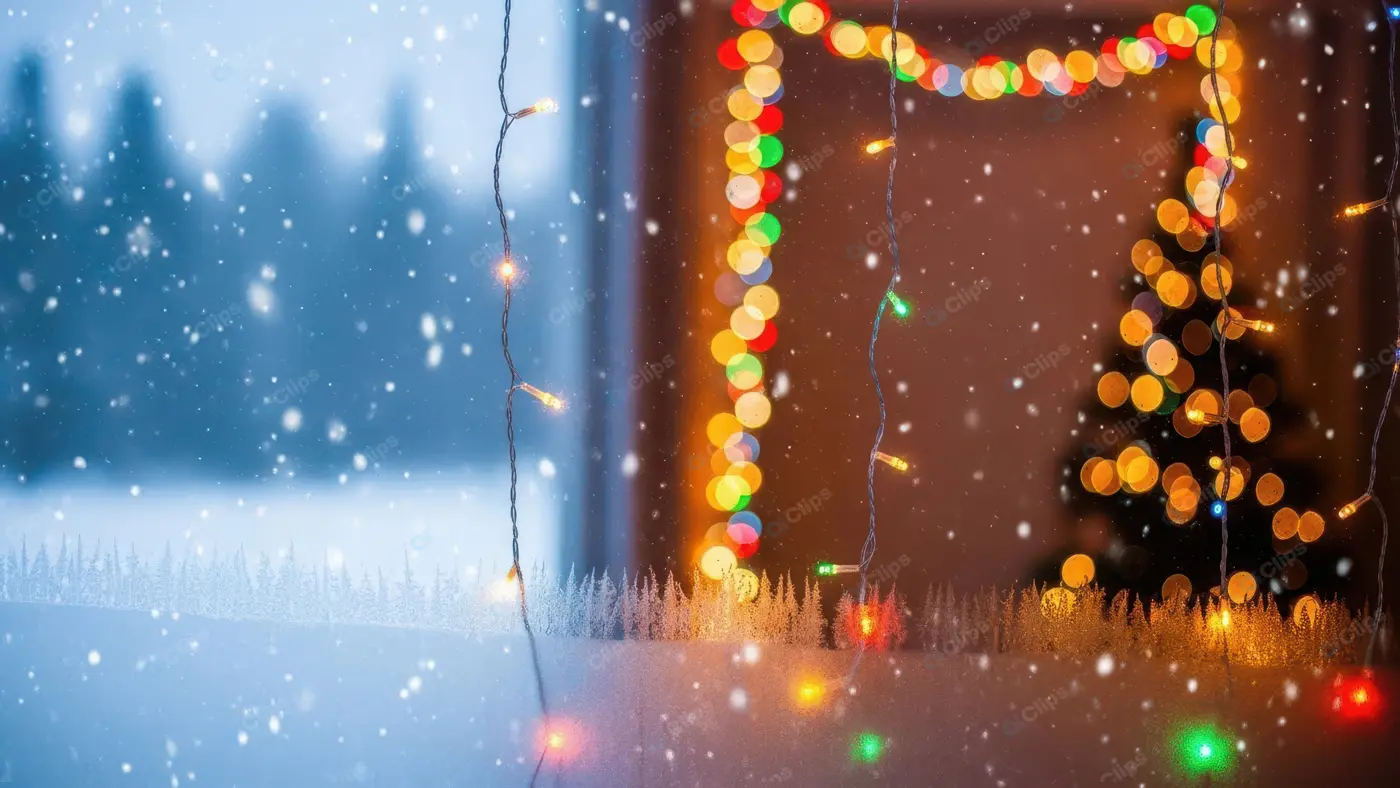 Cozy Holiday Window View
