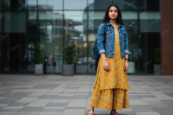 Urban Chic: Fusion of Western and Indian Fashion