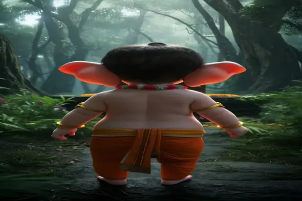 Mystical Forest Journey with Animated Character Exploration