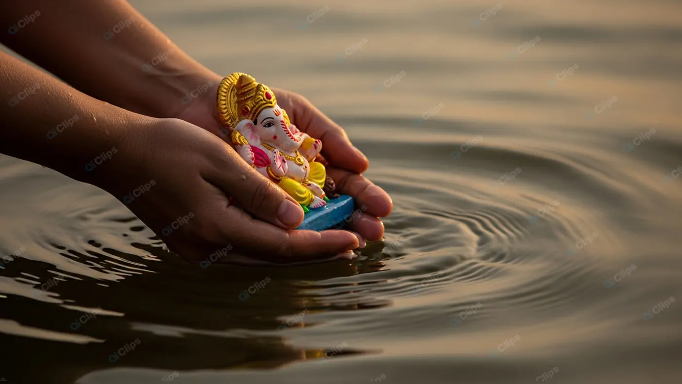 Ganesha Idol Immersion Ritual
