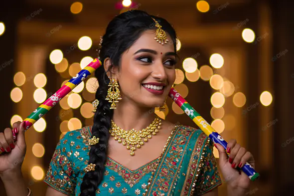 Radiant Indian Bride in Traditional Attire