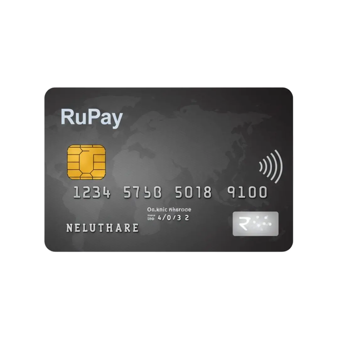 RuPay Contactless Credit Card PNG Clipart