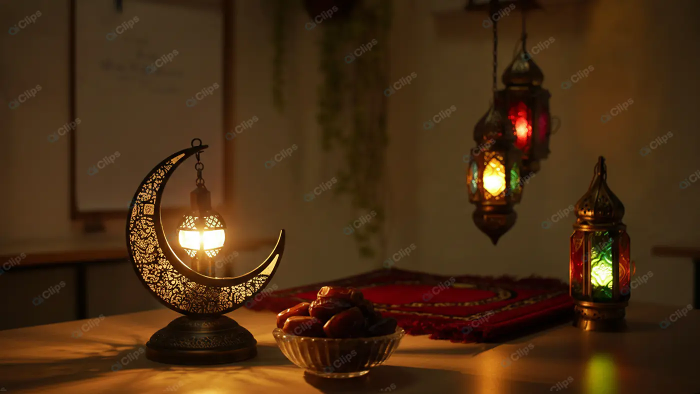 Atmospheric Ramadan Evening Decor