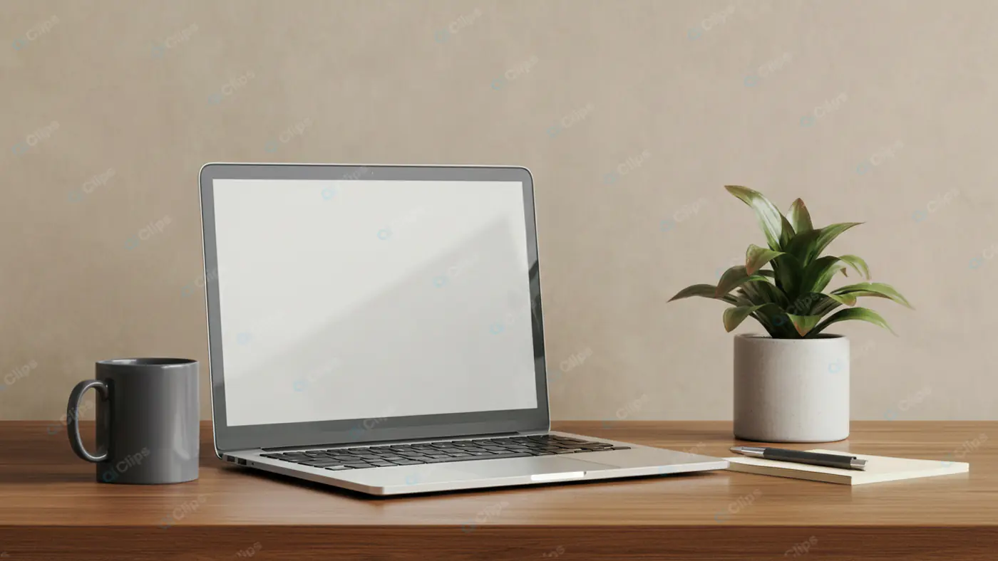 Modern Minimalist Desk Setup