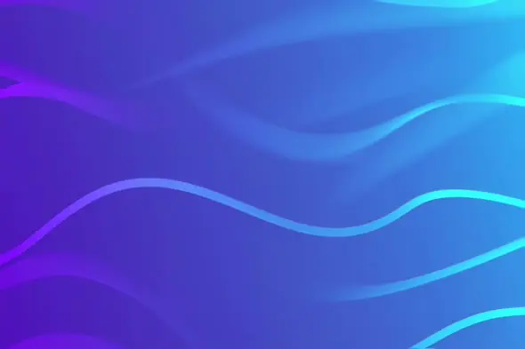Mesmerizing Blue Purple Waves Smooth Flowing Background