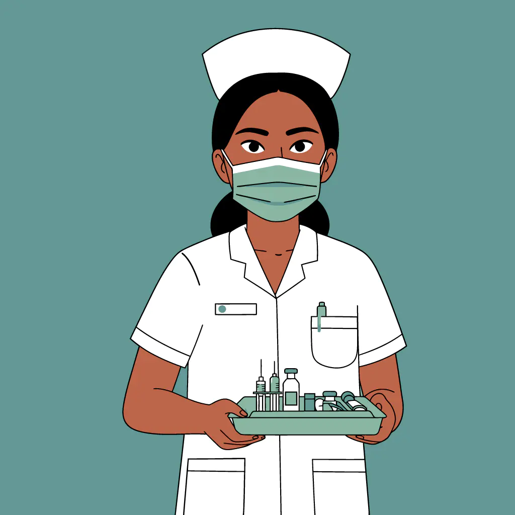 Healthcare Professional Vector Illustration