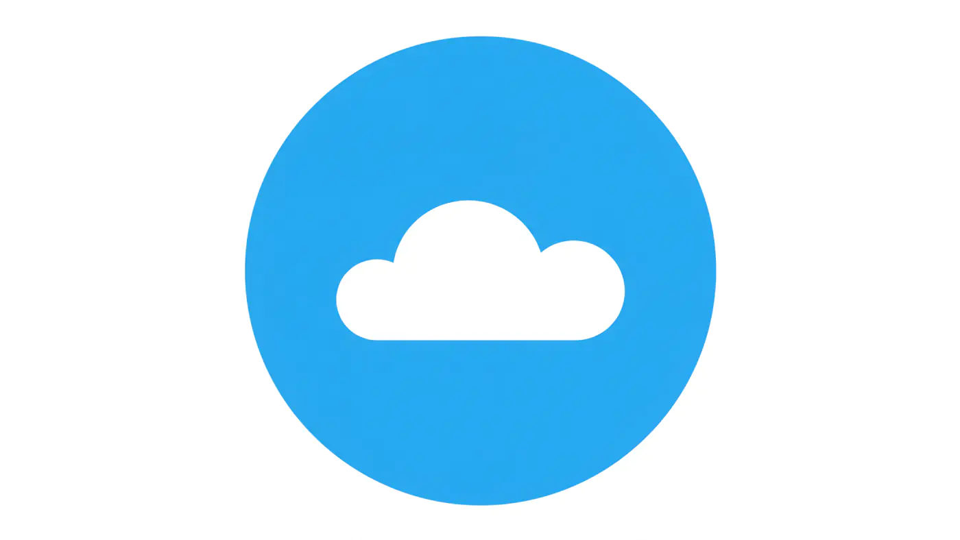 Circular Cloud Icon