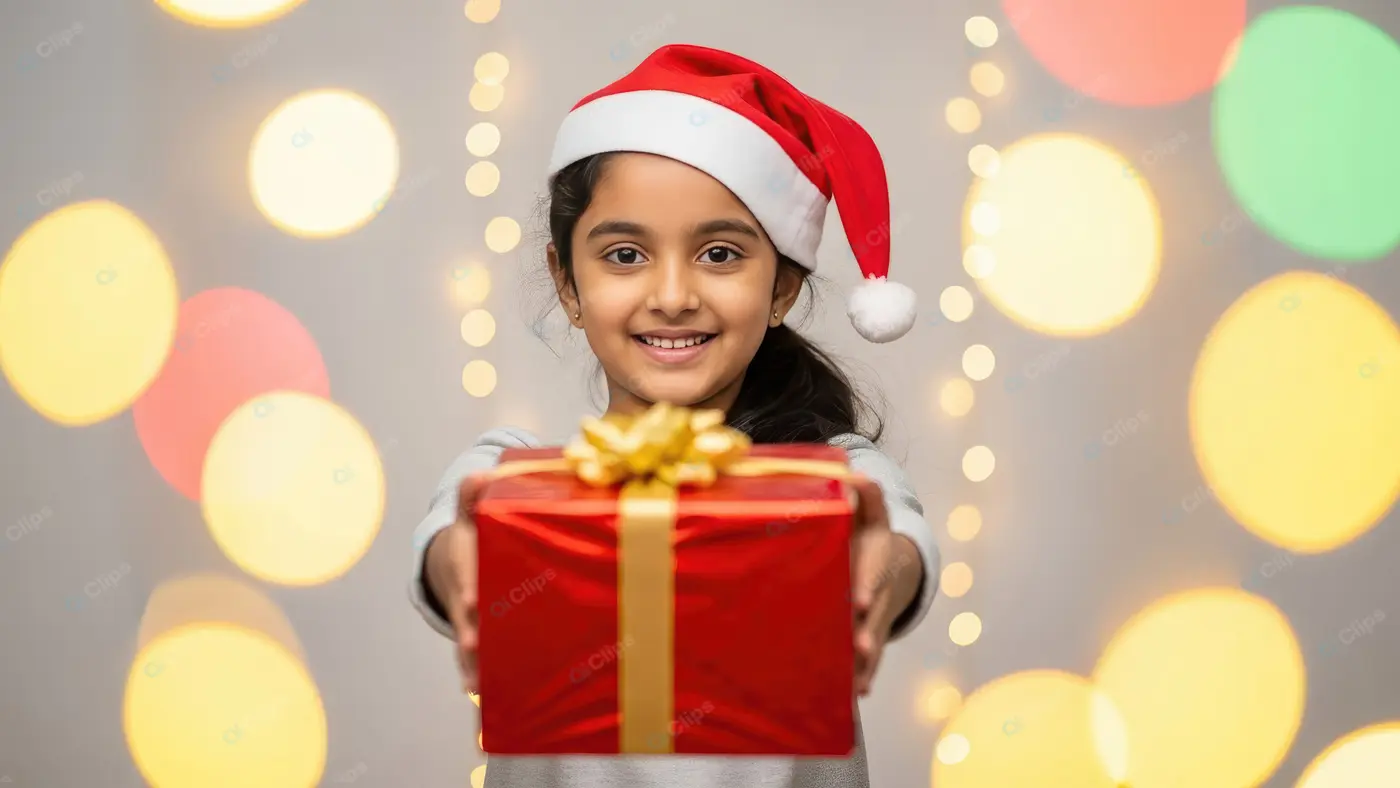 A Child's Cheerful Holiday Gift