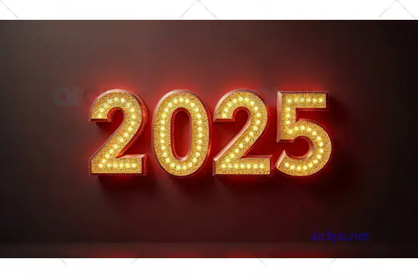 2025 Illuminated Year Design