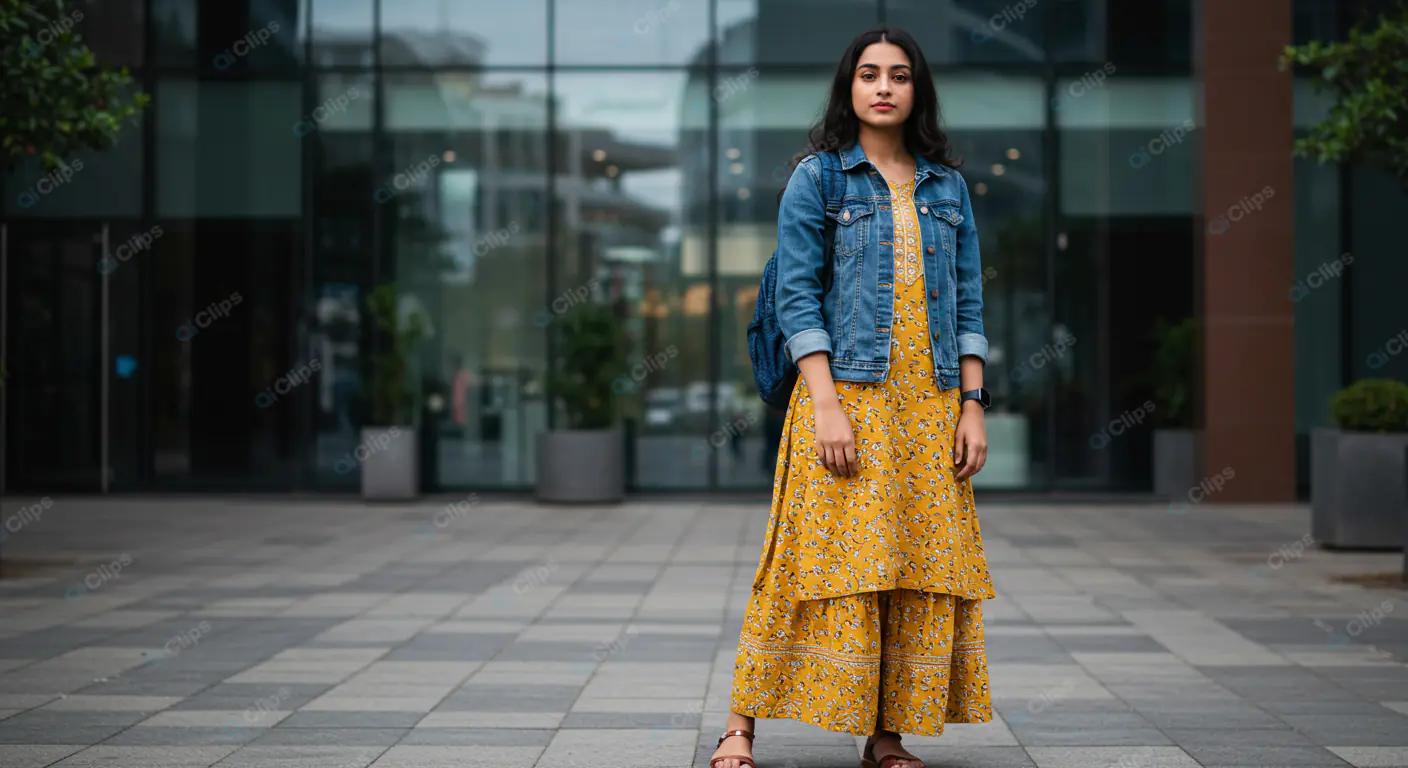 Urban Chic: Fusion of Western and Indian Fashion