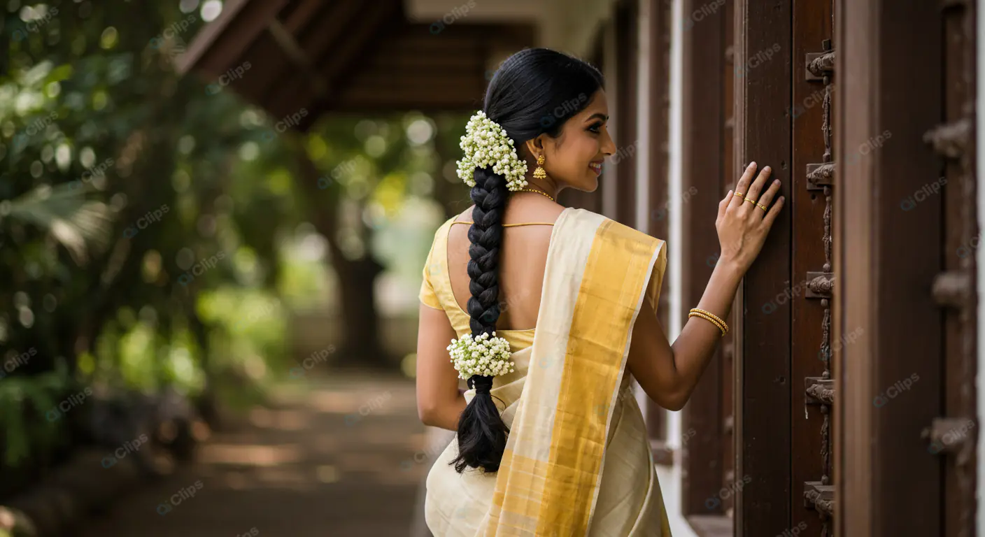 Elegant Saree Charm: Traditional Grace
