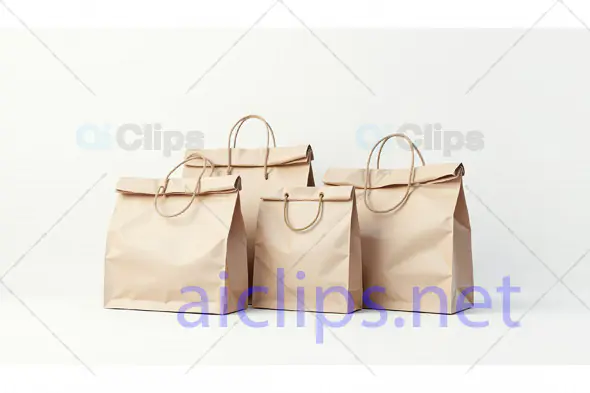 Eco-Friendly Kraft Paper Shopping Bags