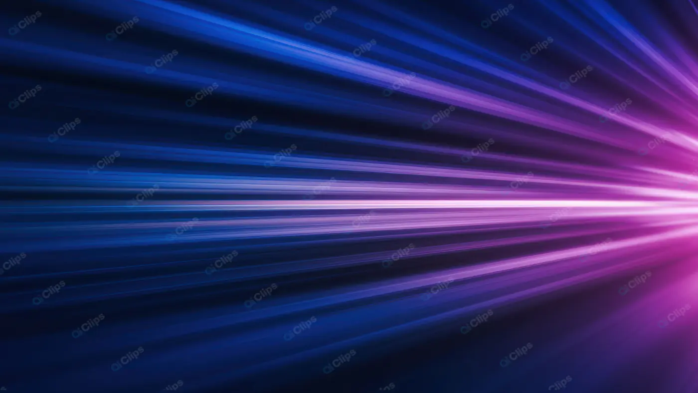 Dynamic Blue and Purple Light Rays