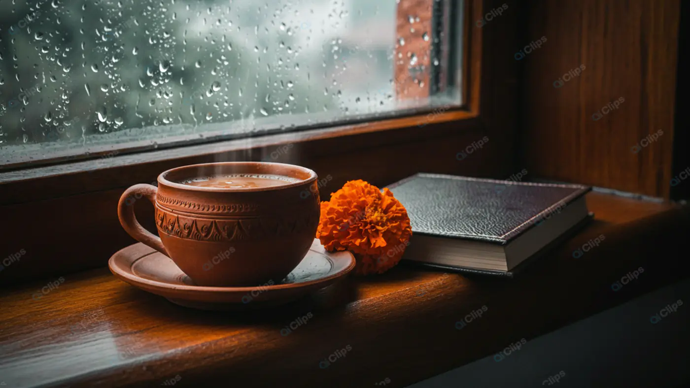 Rainy Day Coffee and Literature