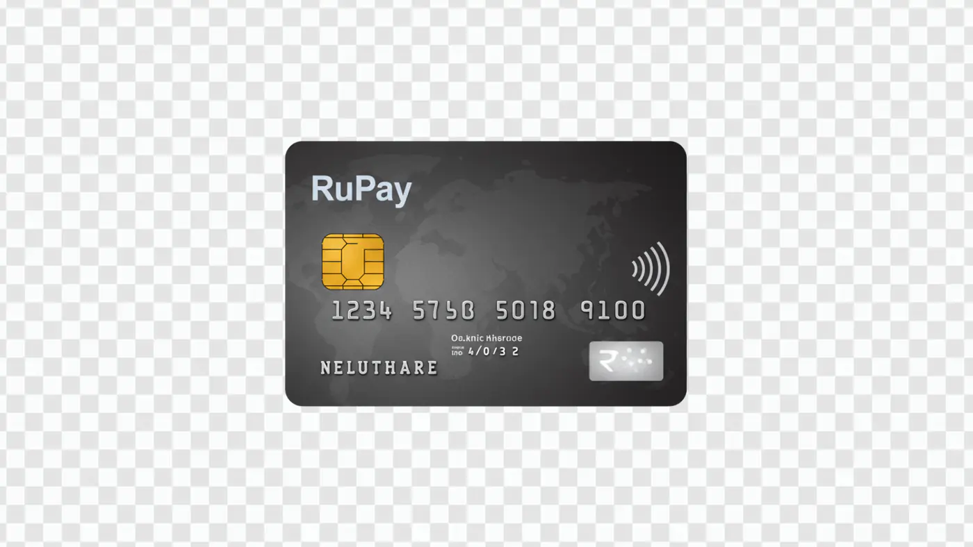 RuPay Contactless Credit Card PNG Clipart