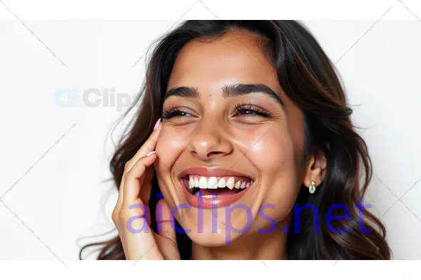 Smiling Woman Close-Up