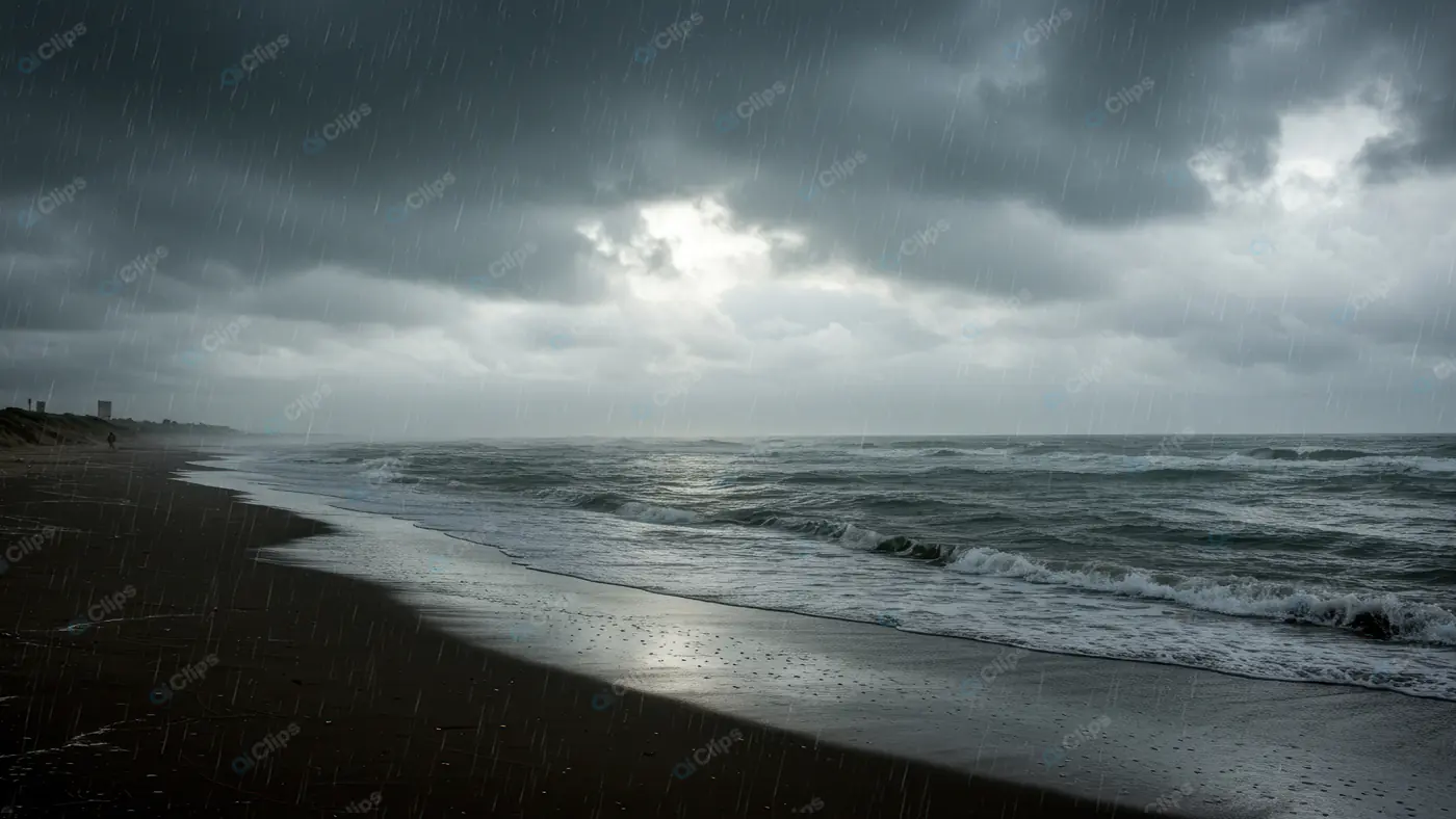 Stormy Seaside Tempest