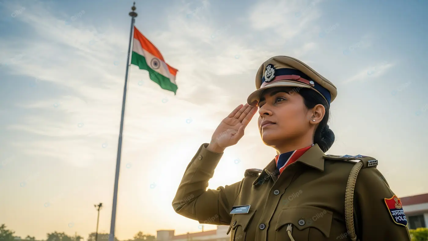 A Solemn Salute to the Indian Tricolour