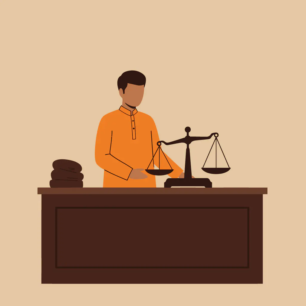 Legal Professional Vector Illustration