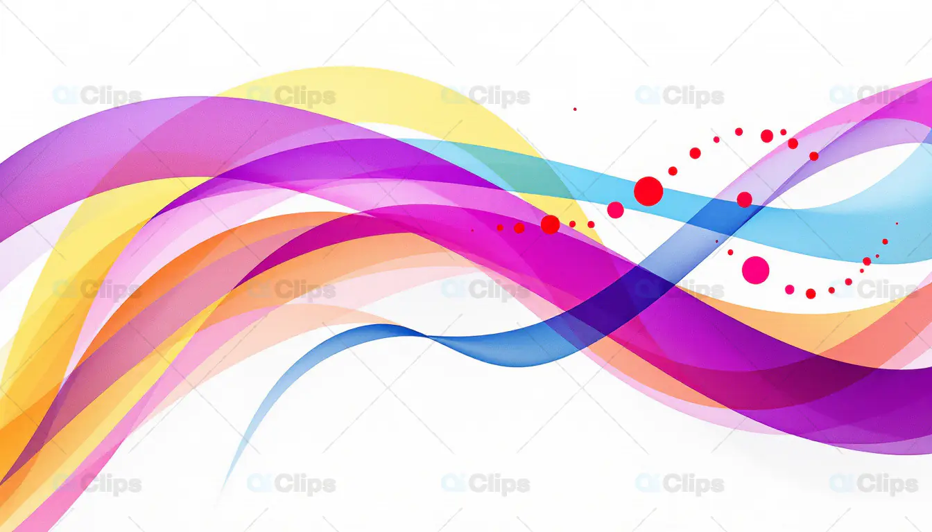 Colorful Wave Abstract Background