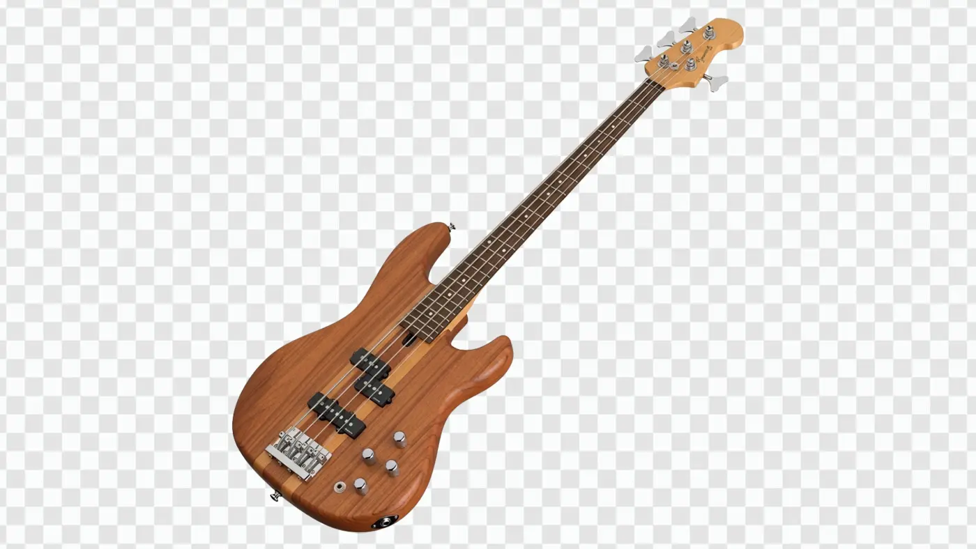 Five-String Electric Bass Guitar Musical Instrument PNG Clipart