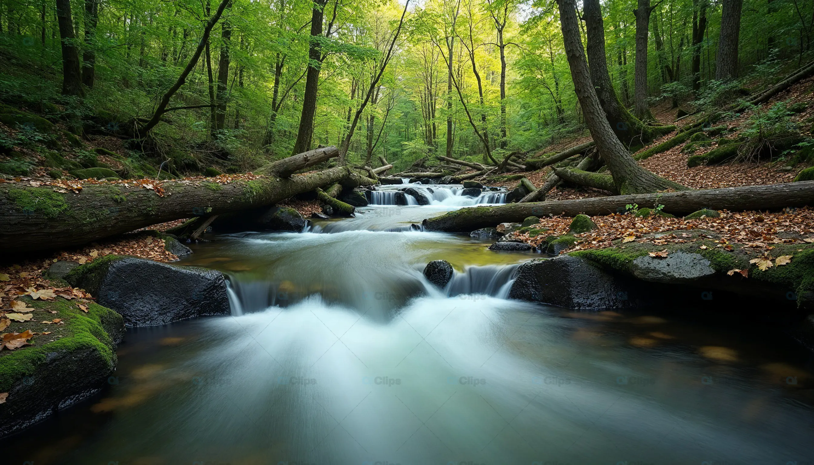 Flowing Forest Stream