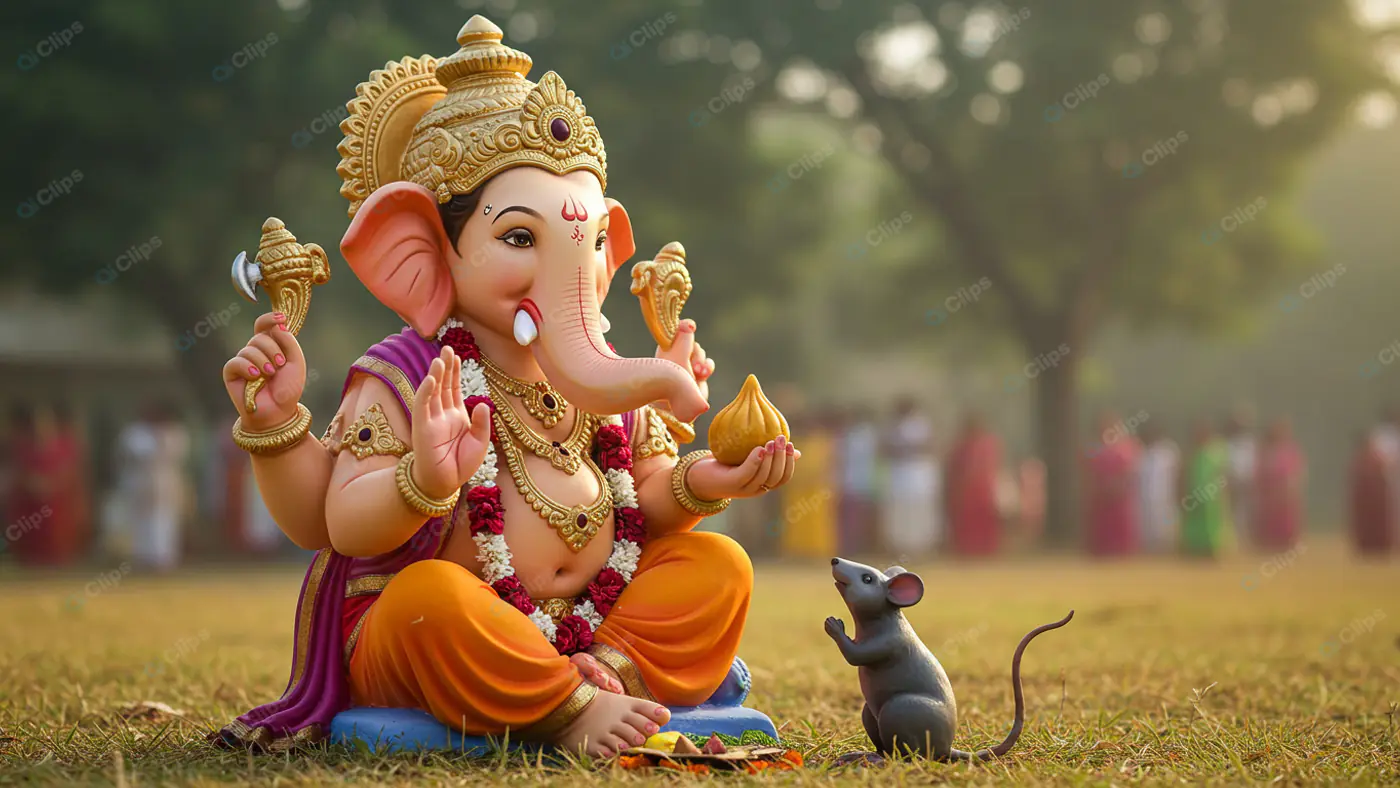 Ganesha's Resplendent Blessing