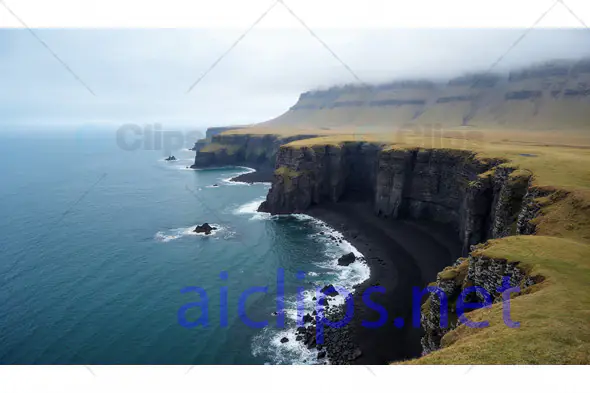 Dramatic Coastal Cliffs and Ocean View