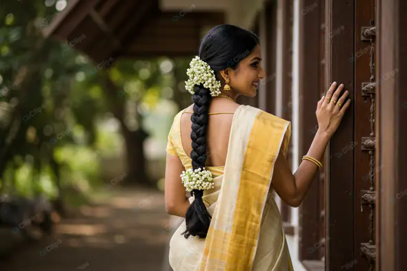Elegant Saree Charm: Traditional Grace