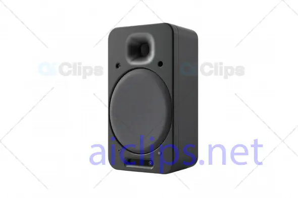 3D Professional Studio Monitor Speaker Model