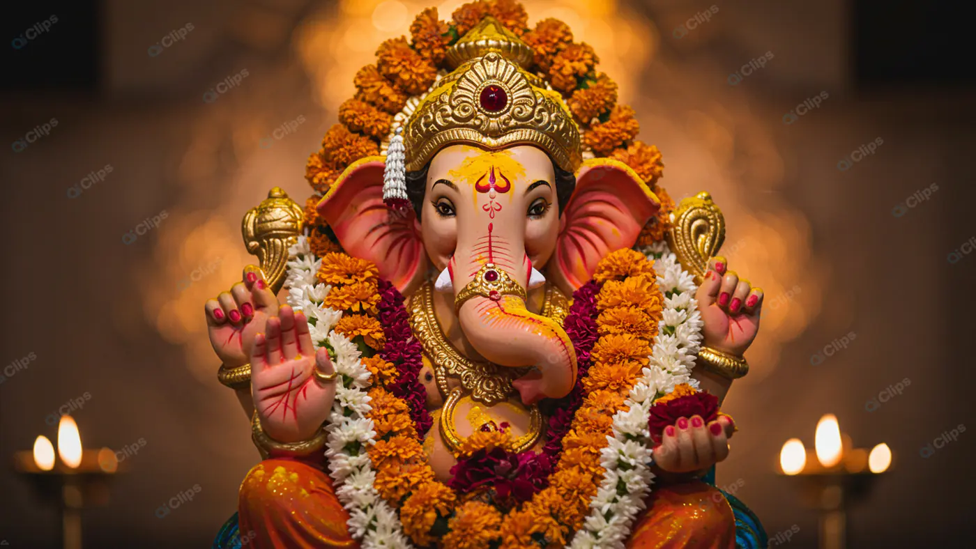 Resplendent Ganesha Idol