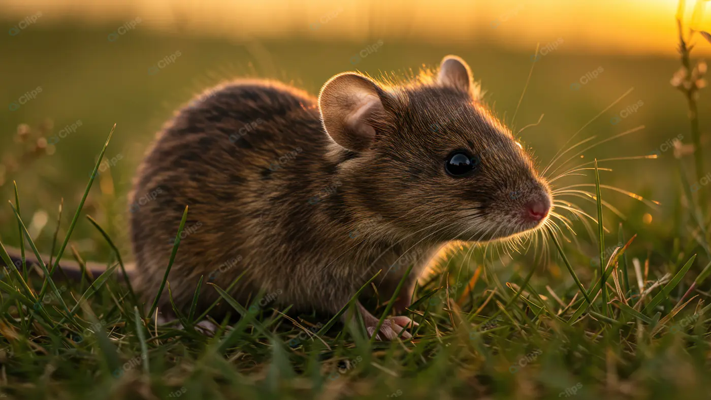 Golden Hour Field Mouse