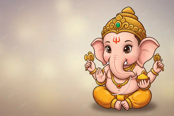 Baby Ganesha Illustration