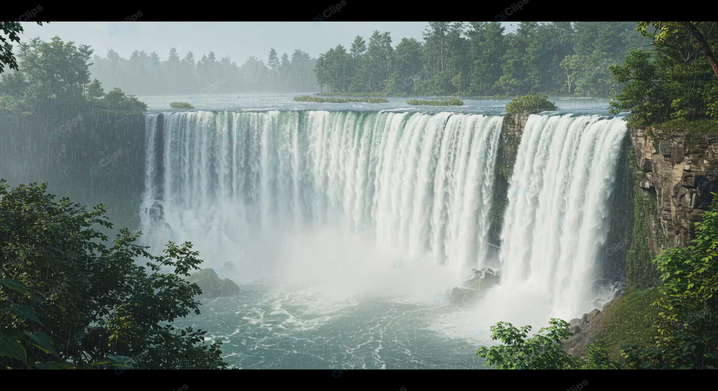Thundering Waterfall Panorama
