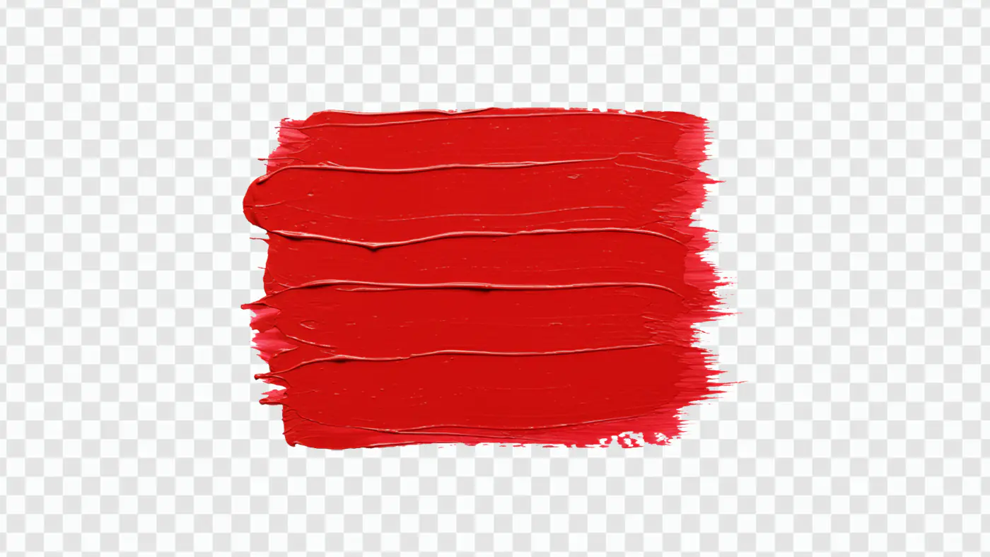 Vibrant Red Paint Strokes Texture PNG Clipart